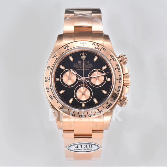 Daytona 116505 Black Dial in Everose Gold