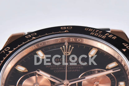 Daytona 116515LN Black Dial in Everose Gold