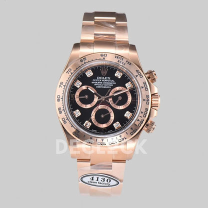 Daytona 126505 Black Dial in Everose Gold