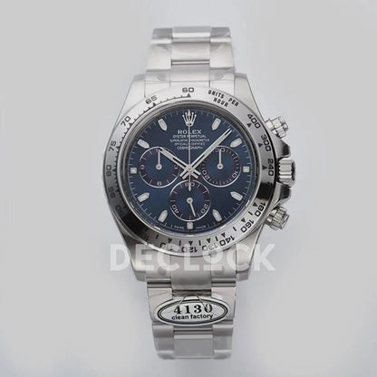 Daytona 116509 Blue Dial in White Gold