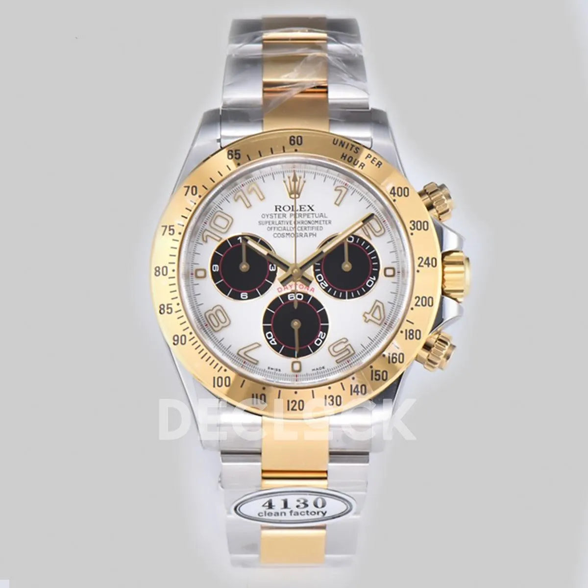 Daytona 116519 White Dial in Yellow Gold