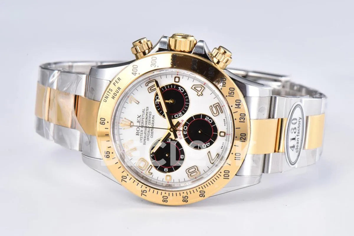 Daytona 116519 White Dial in Yellow Gold