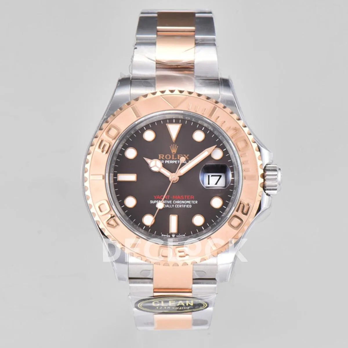 Yacht-Master 40 116621 Everose Rolesor in Brown Dial