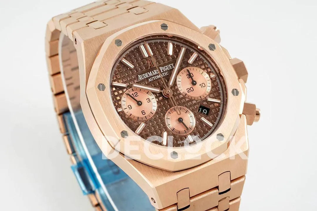 Royal Oak Self-Winding Chronograph Rose Gold Dial in Rose Gold