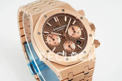 Royal Oak Self-Winding Chronograph Rose Gold Dial in Rose Gold