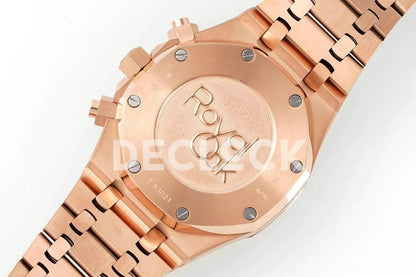 Royal Oak Self-Winding Chronograph Rose Gold Dial in Rose Gold