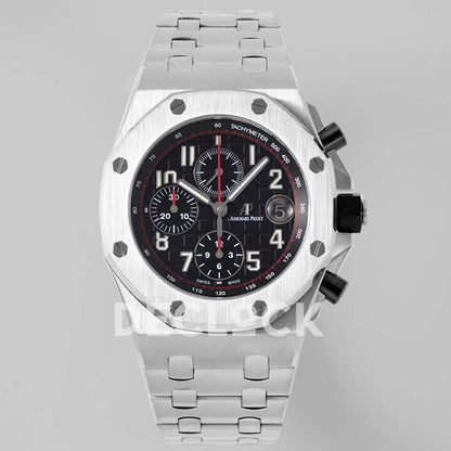 Royal Oak Offshore Self-Winding Chronograph Black Numerous Dial in Steel