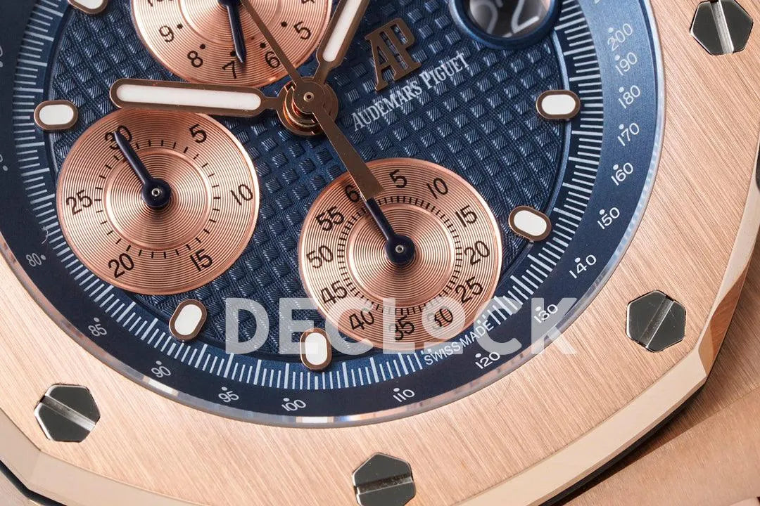 Royal Oak Offshore Self-Winding Chronograph Rose Gold/Blue Dial in Rose Gold