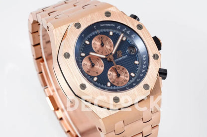 Royal Oak Offshore Self-Winding Chronograph Rose Gold/Blue Dial in Rose Gold