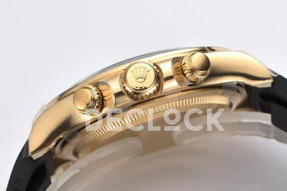 Daytona 126518LN Gold Dial in Yellow Gold on Rubber Strap