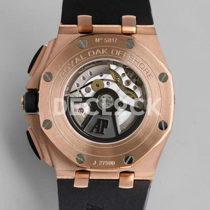 Replica Audemars Pigeut Royal Oak Offshore Novelty 44mm Black Dial in Rose Gold - Replica Watches