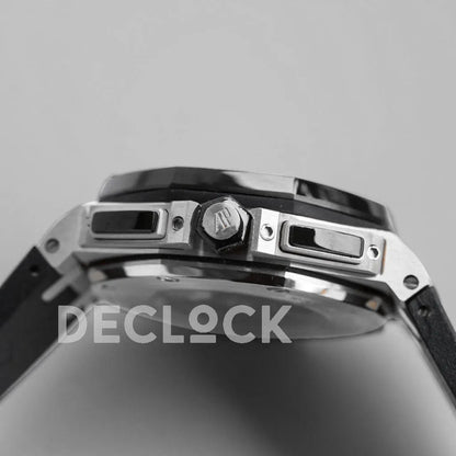 Replica Audemars Pigeut Royal Oak Offshore Novelty 44mm Black Dial in Stainless Steel - Replica Watches