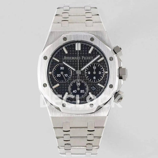 Replica Audemars Pigeut Royal Oak Self-Winding Chronograph Black Dial in Steel - Replica Watches