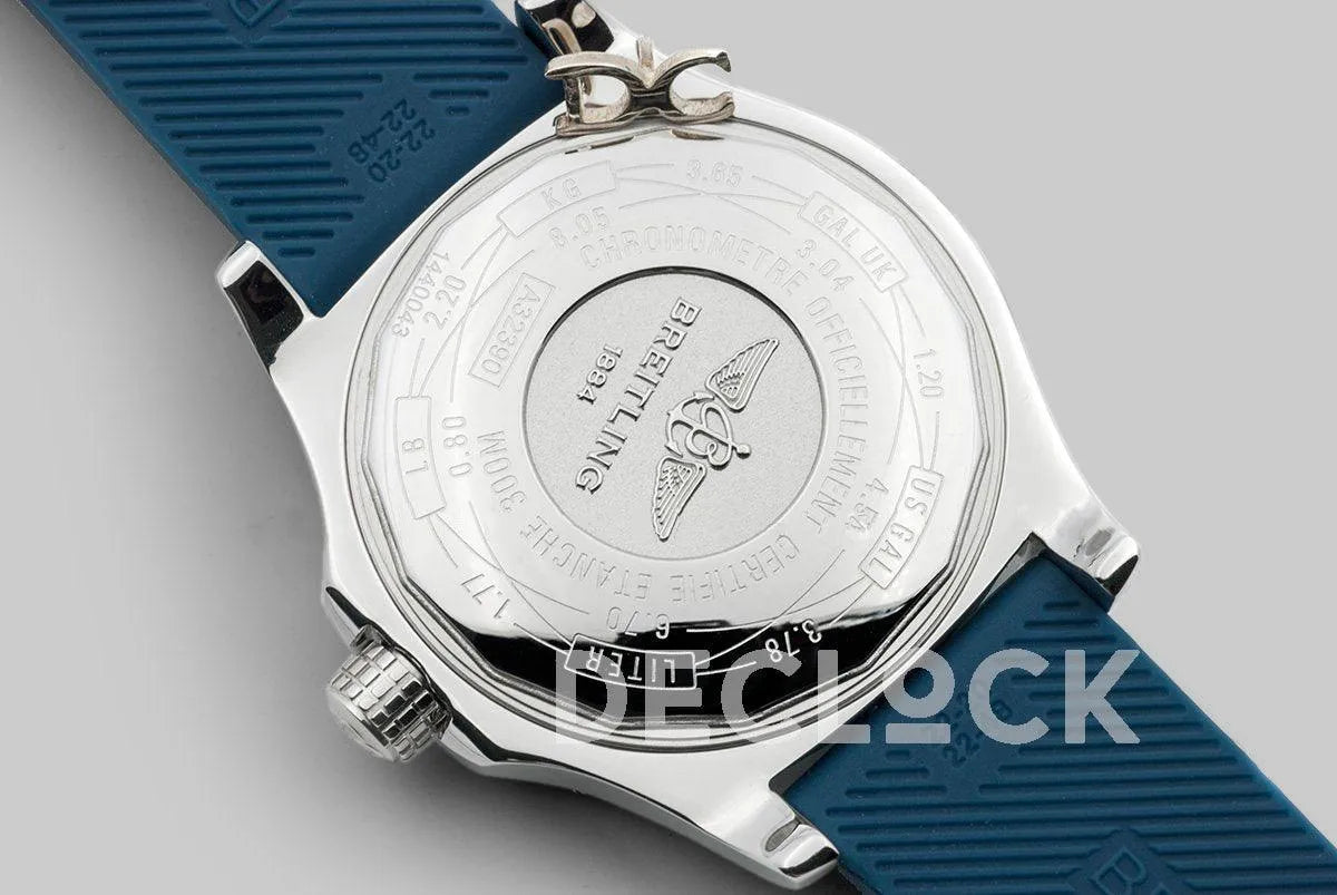 Replica Breitling Avenger II GMT Blue Dial in Steel on Rubber Strap - Replica Watches