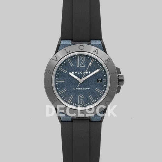 Replica Bvlgari Diagono Magnesium Automatic Blue Dial 102364 - Replica Watches