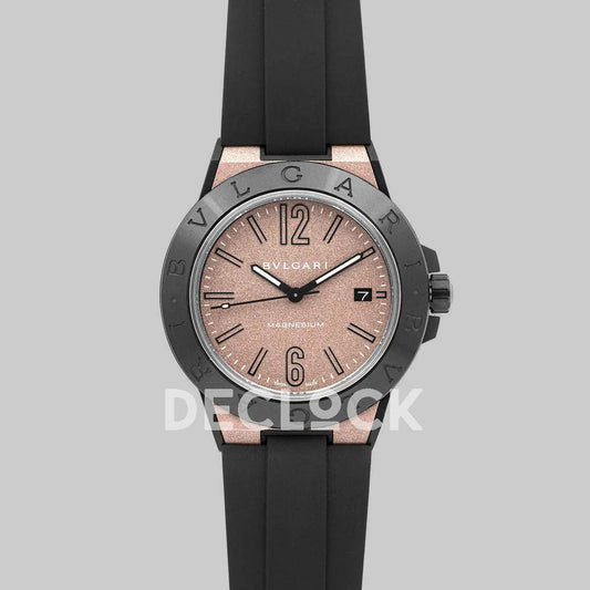 Replica Bvlgari Diagono Magnesium Automatic Brown Dial 102306 - Replica Watches