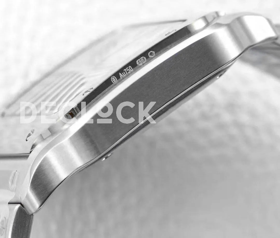 Replica Cartier Santos de Cartier 35mm White Dial in Steel - Replica Watches