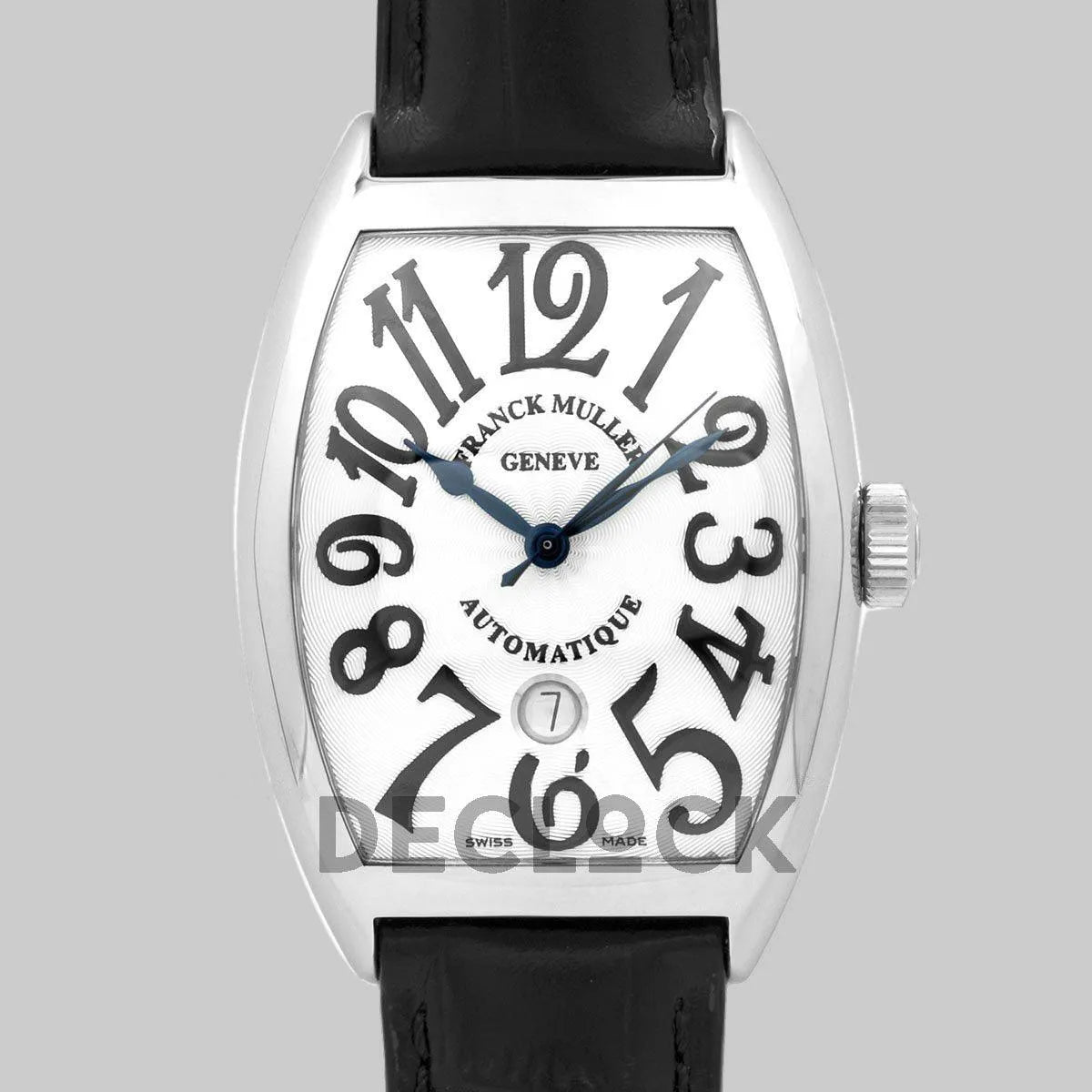 Replica Franck Muller Casablanca Automatique 8880 B SC DT White Dial on Black Strap - Replica Watches