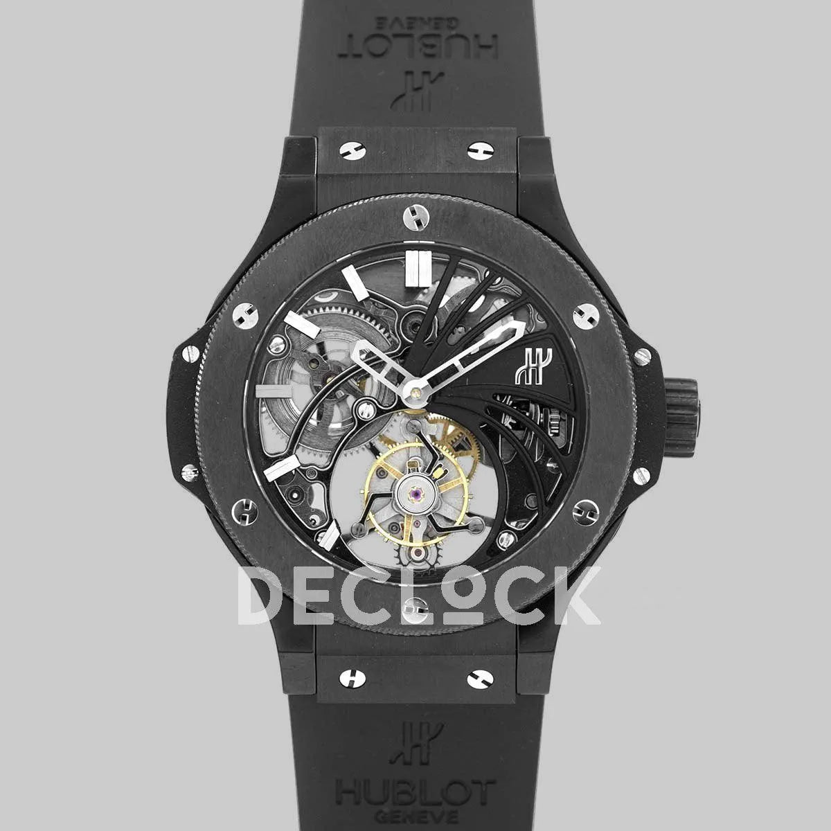 Replica Hublot Big Bang Minute Repeater Tourbillon in Black Ceramic - Replica Watches