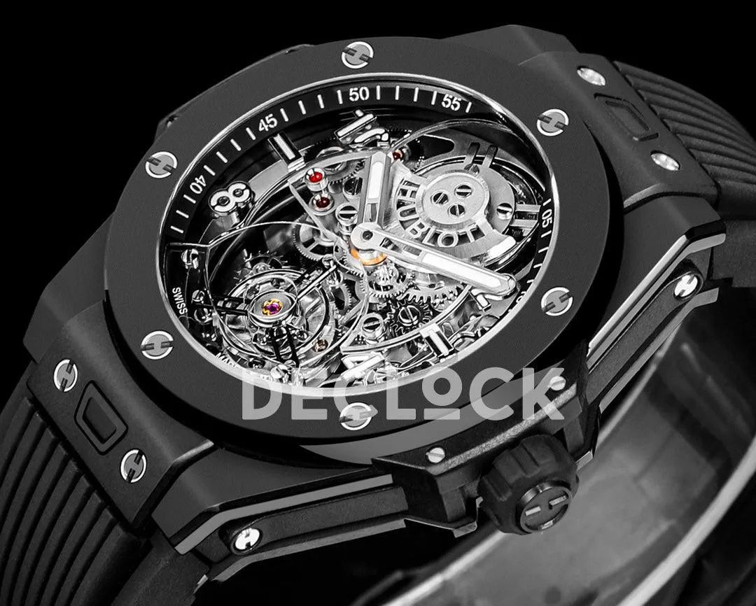 Replica Hublot Big Bang Tourbillon Automatic Black Magic - Replica Watches