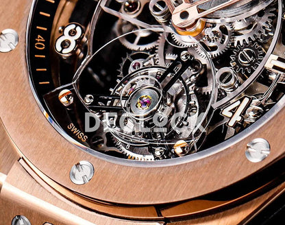 Replica Hublot Big Bang Tourbillon Automatic Rose Gold - Replica Watches