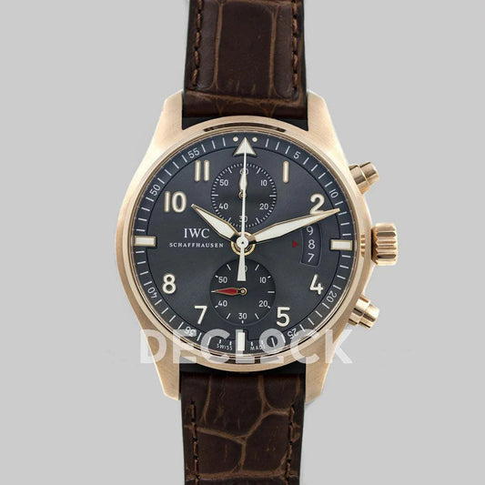 Replica IWC Pilot’s Watch Spitfire Chronograph IW387803 Rose Gold - Replica Watches