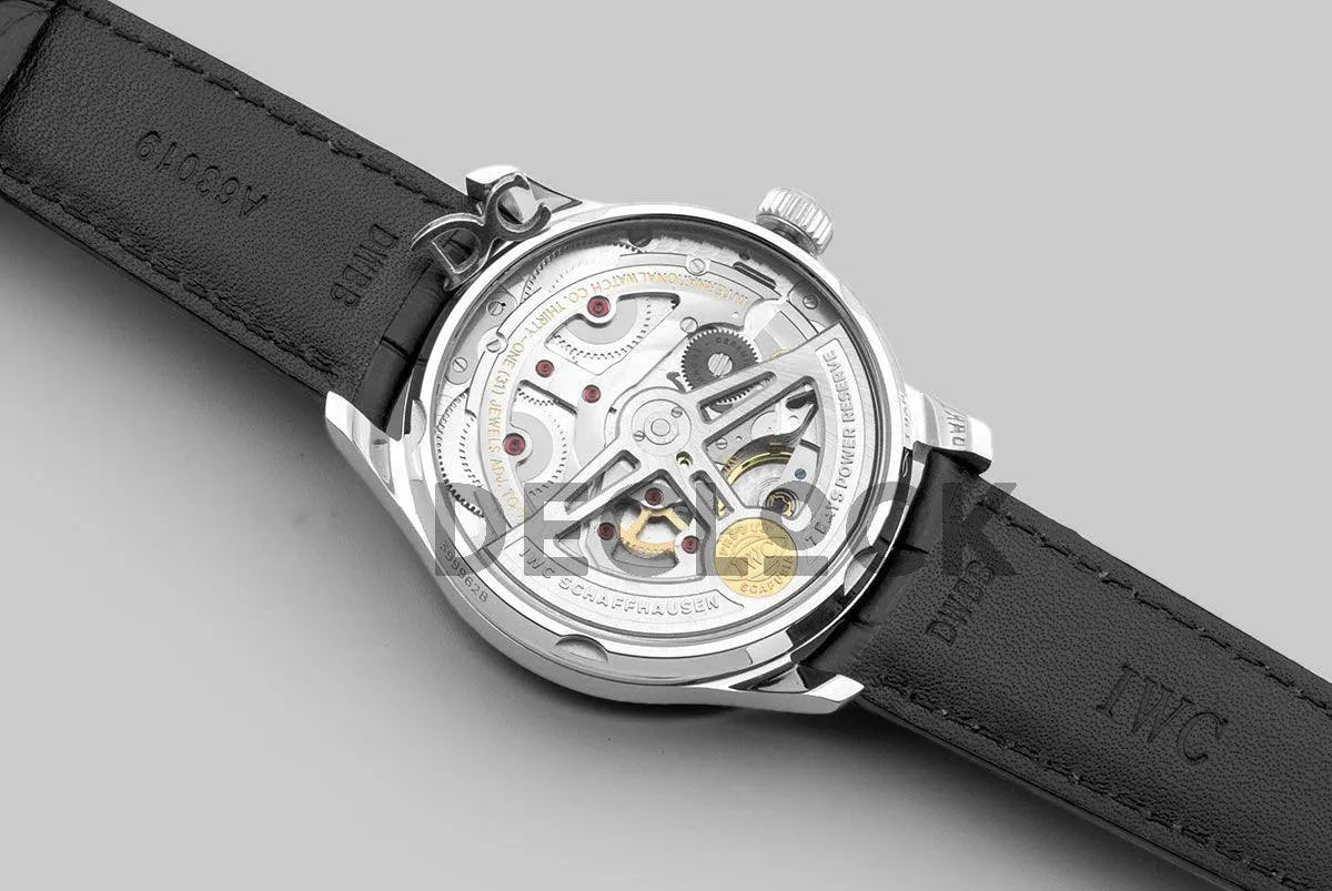 Replica IWC Portuguese Tourbillon Mystère Rétrograde IW504401 in Steel - Replica Watches