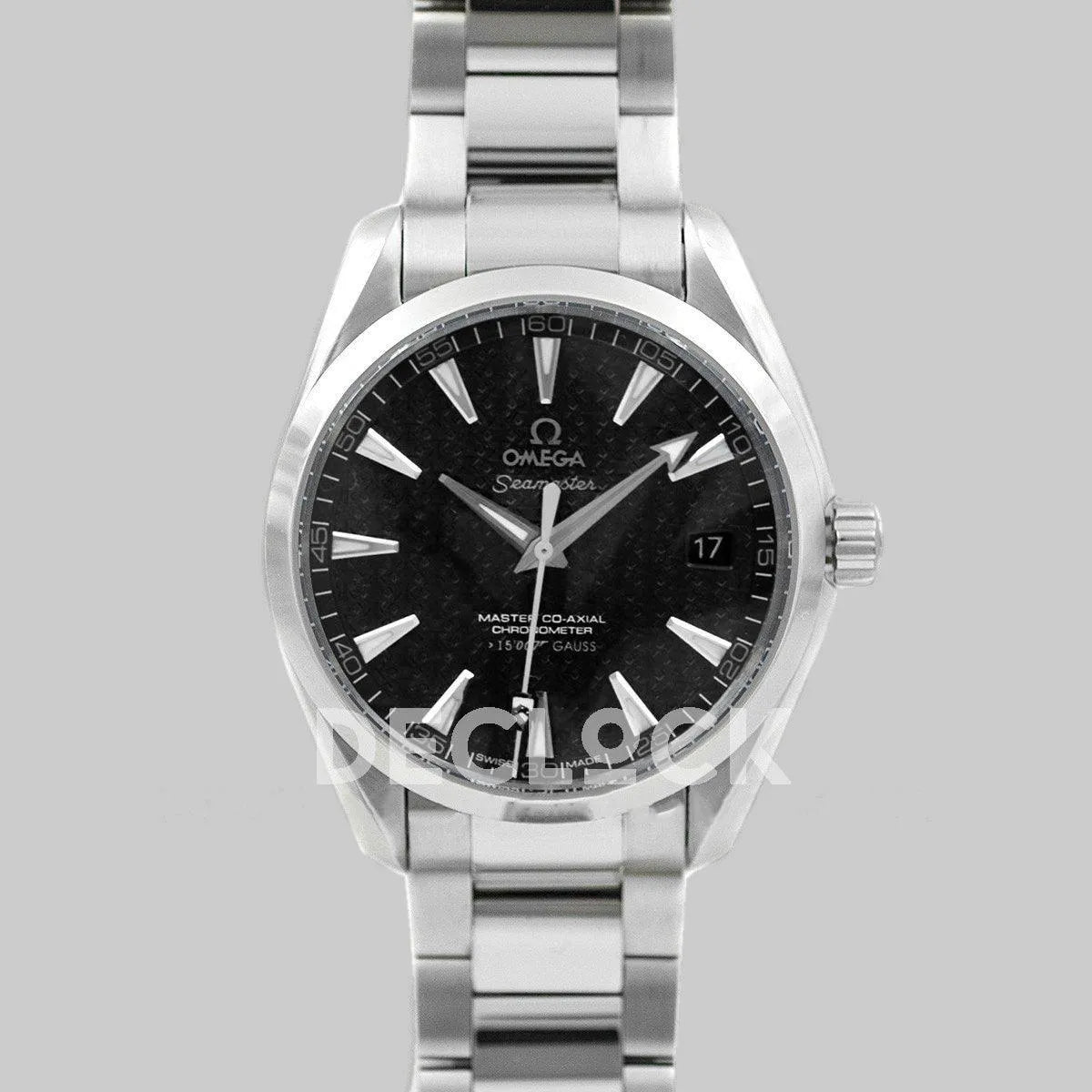 Replica Omega Seamaster Aqua Terra 150m ‘James Bond’ Black Dial - Replica Watches