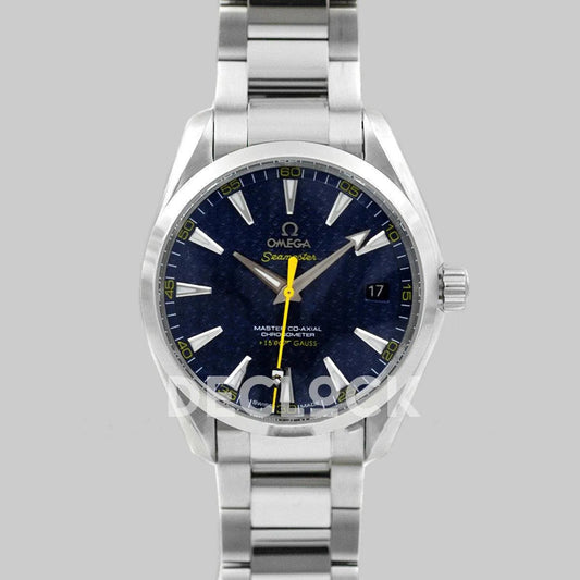 Replica Omega Seamaster Aqua Terra 150m ‘James Bond’ Blue Dial - Replica Watches