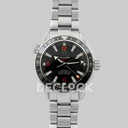 Replica Omega Seamaster Planet Ocean GMT 45mm Black Ceramic - Replica Watches