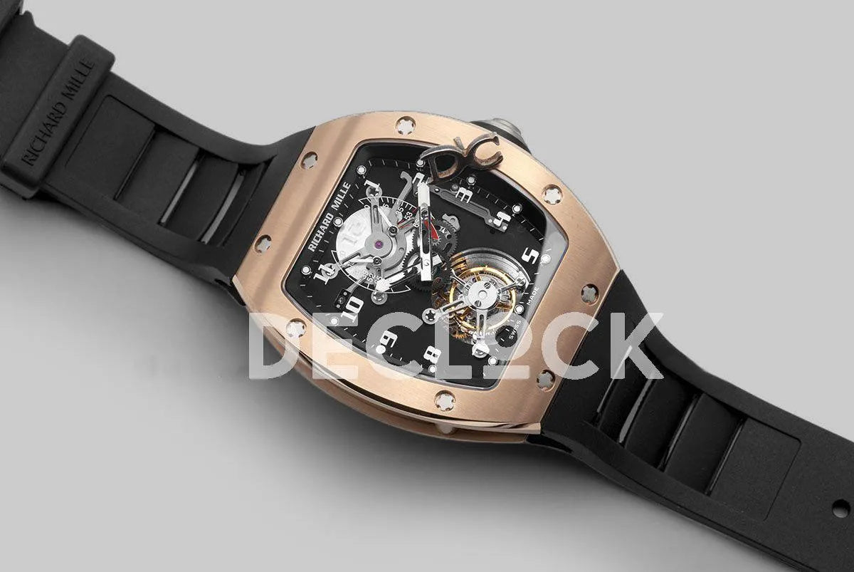 Replica Richard Mille RM 001 Tourbillion in Rose Gold - Replica Watches