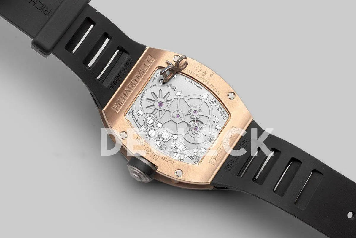 Replica Richard Mille RM 001 Tourbillion in Rose Gold - Replica Watches