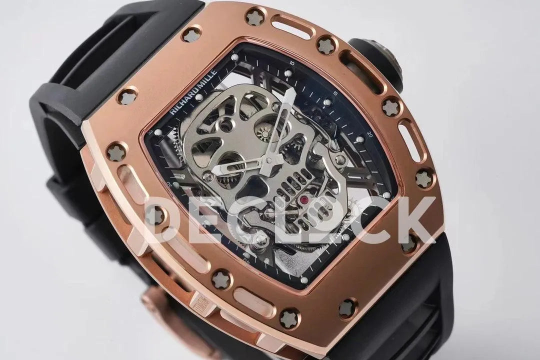 Replica Richard Mille RM 052-01 Tourbillon Skull in Rose Gold - Replica Watches