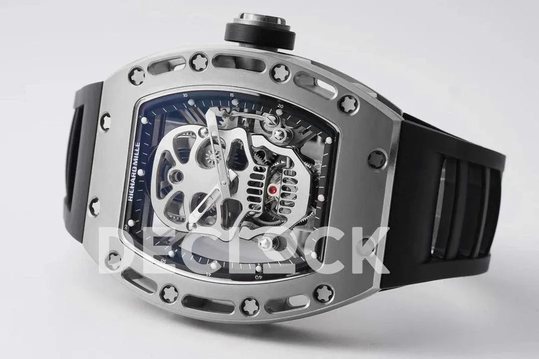 Replica Richard Mille RM 052-01 Tourbillon Skull in Steel - Replica Watches