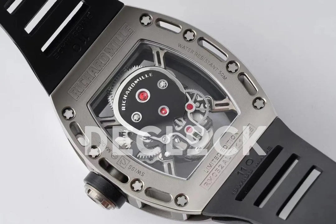 Replica Richard Mille RM 052-01 Tourbillon Skull in Steel - Replica Watches