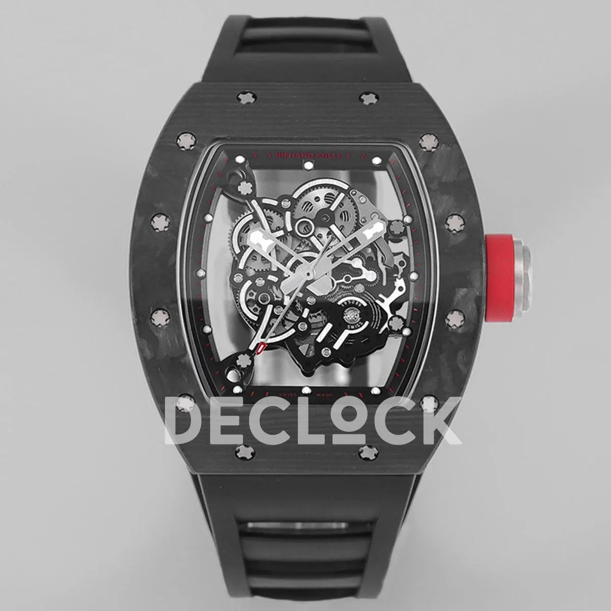 Replica Richard Mille RM 055 Bubba Watson Americas Edition Dark Legend in NTPT Carbon - Replica Watches