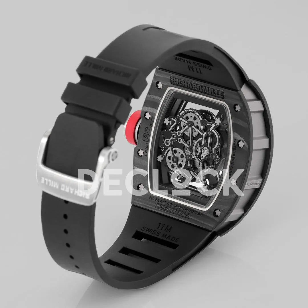 Replica Richard Mille RM 055 Bubba Watson Americas Edition Dark Legend in NTPT Carbon - Replica Watches