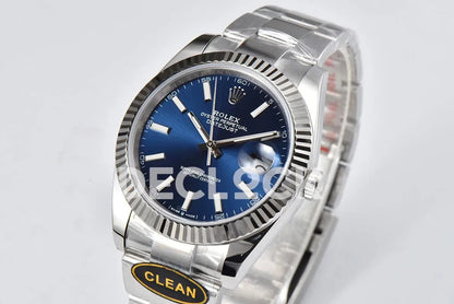 Replica Rolex Datejust 36/41 126334 Blue Dial Stick Markers on Oyster Bracelet - Replica Watches