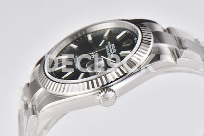 Replica Rolex Datejust 36/41 126334 Mint Green Dial Stick Markers on Oyster Bracelet - Replica Watches