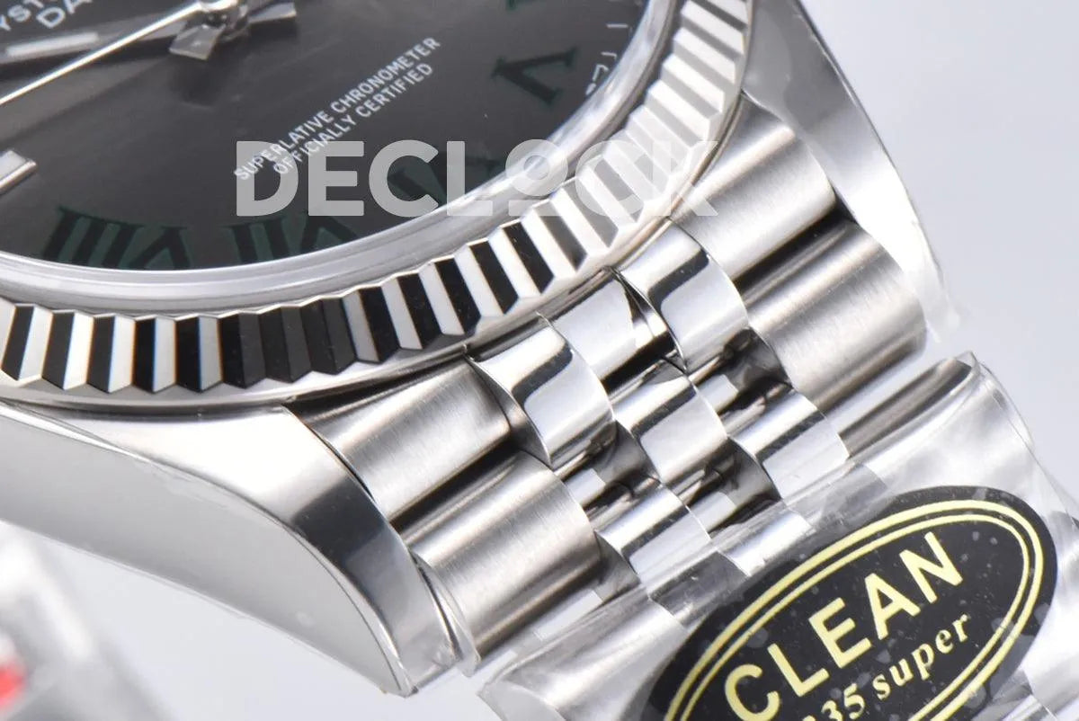 Replica Rolex Datejust 36/41 126334 Slate Grey Dial Stick on Jubilee Bracelet - Replica Watches