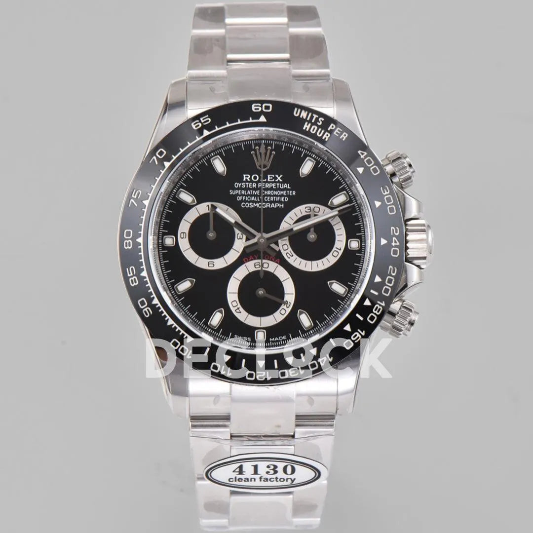 Replica Rolex Daytona 116500 Ceramic Bezel in Black Dial - Replica Watches