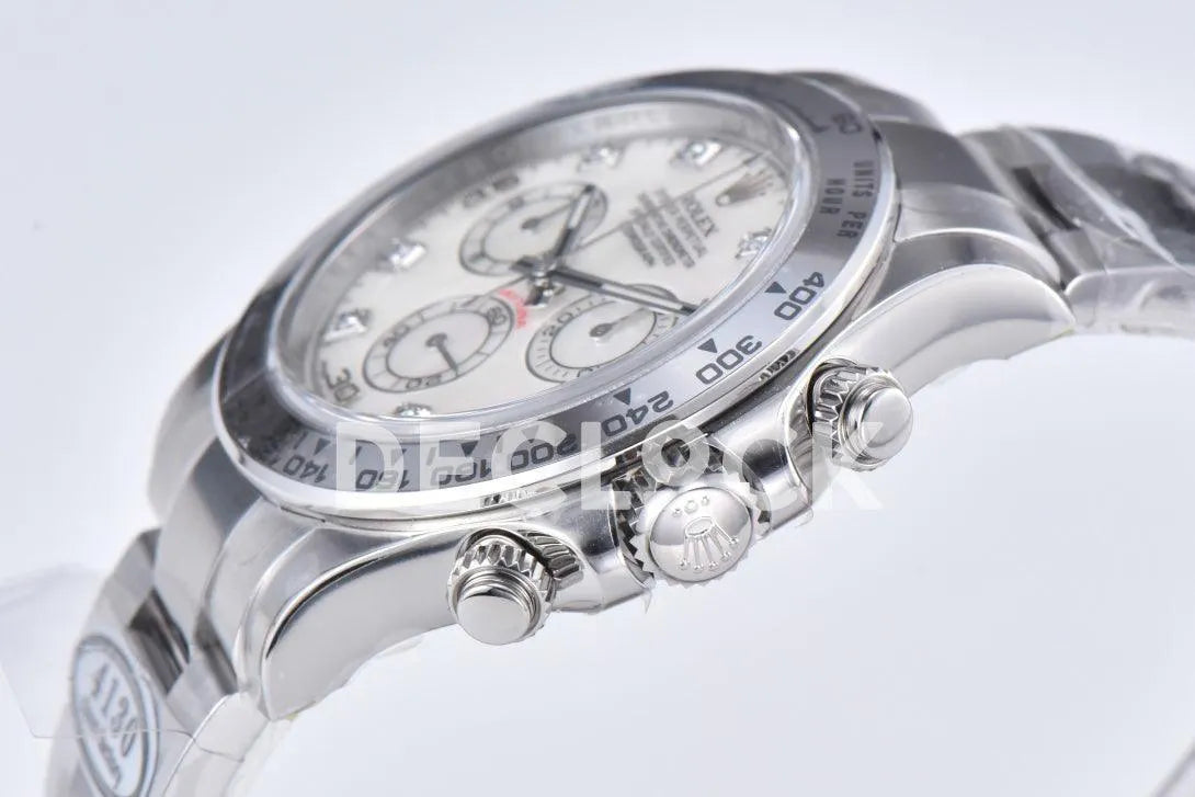 Replica Rolex Daytona 116509 White Gold in White MOP Dial - Replica Watches