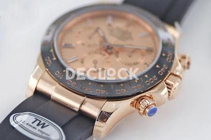 Replica Rolex Daytona 116515 Roe Gold in Rose Gold Dial - Replica Watches