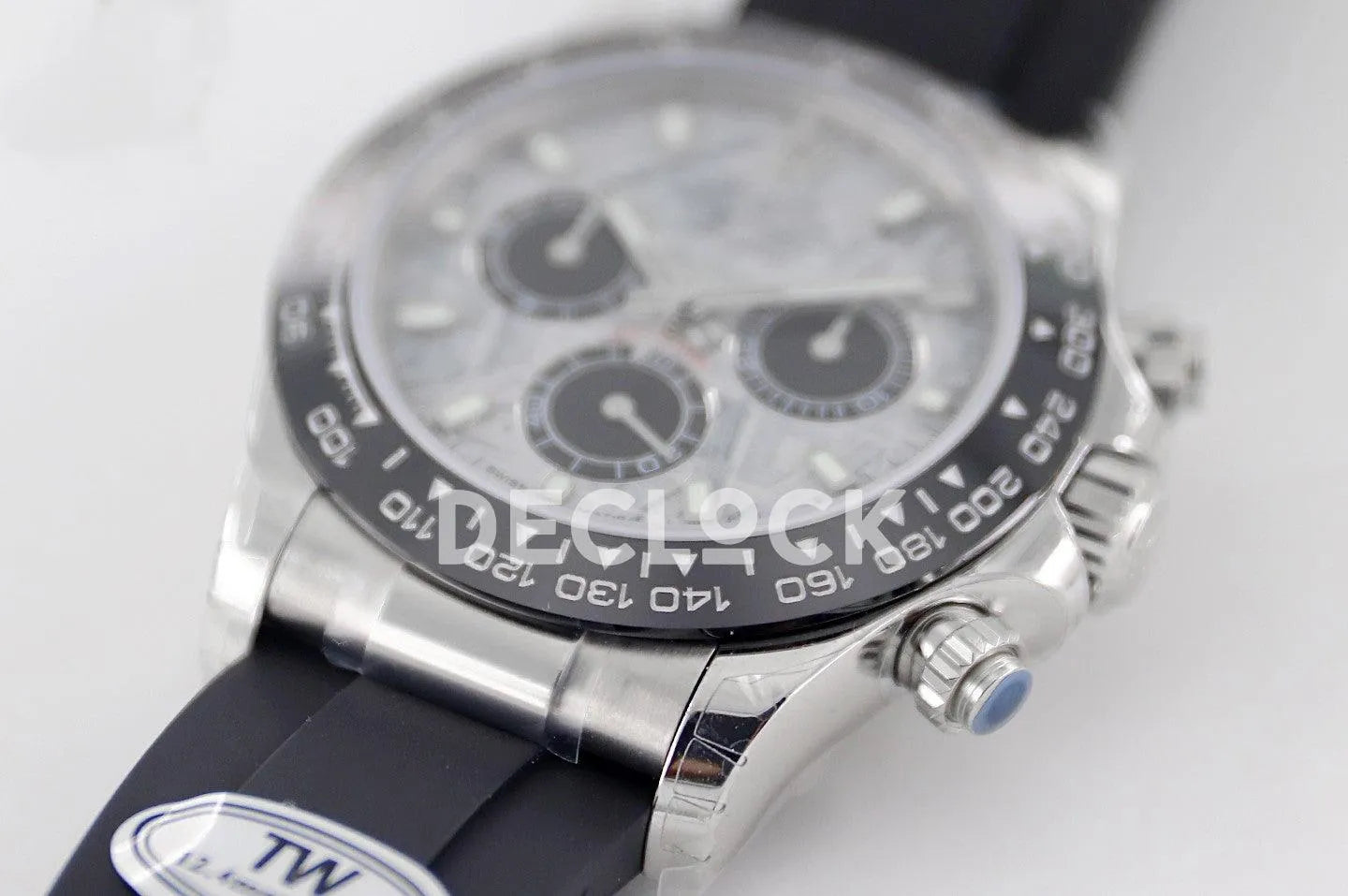 Replica Rolex Daytona 116519LN White Gold in Meteorite Dial - Replica Watches