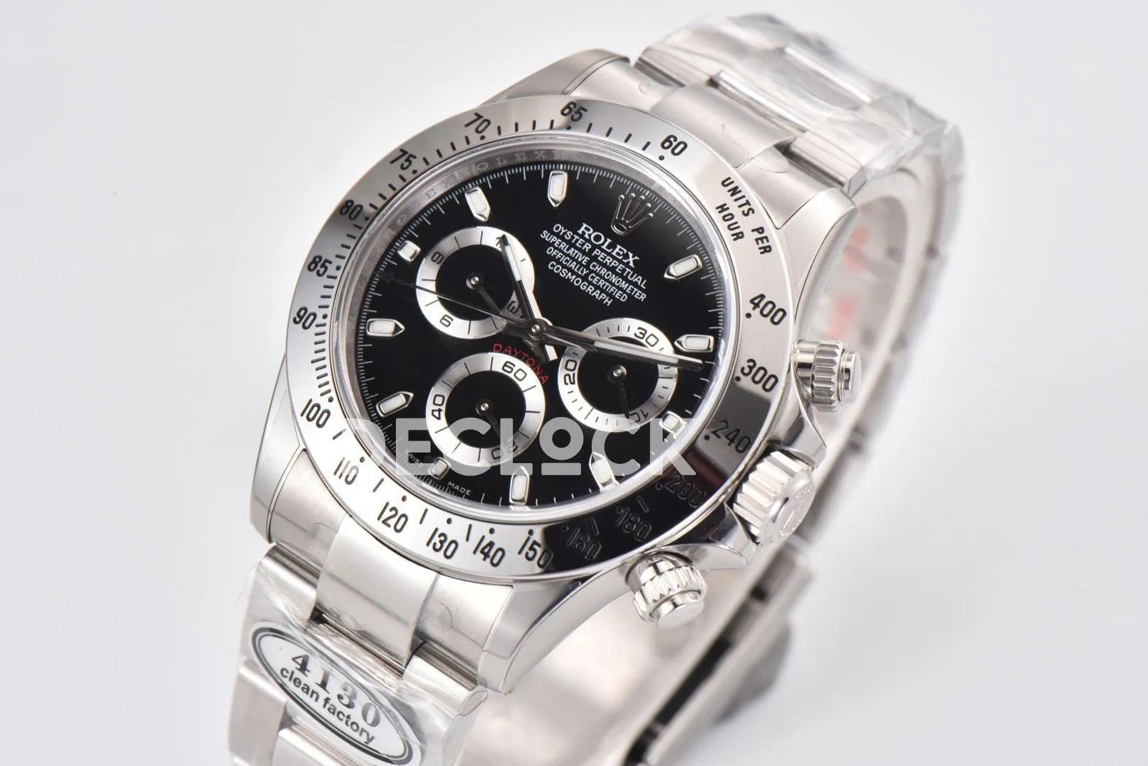 Replica Rolex Daytona 116520 Steel in Black Dial - Replica Watches