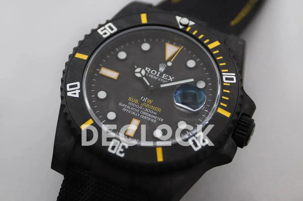 Replica Rolex DIW Submariner Carbon Yellow - Replica Watches