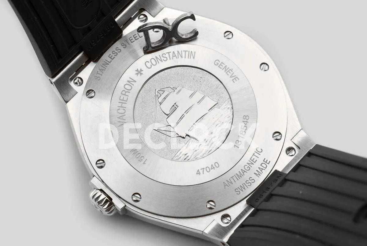 Replica Vacheron Constantin Overseas Automatic Black Dial in Steel - Replica Watches