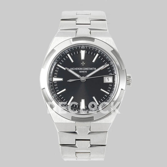 Replica Vacheron Constantin Overseas Black Dial on Steel - Replica Watches