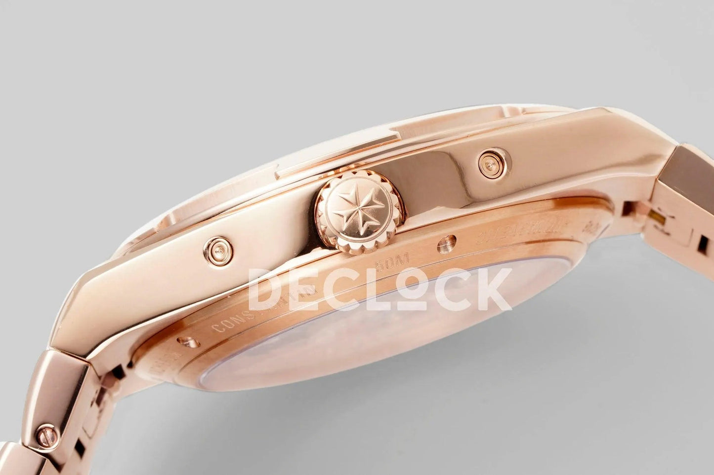 Replica Vacheron Constantin Overseas Perpetual Calendar Rose Gold on Blue Dial - Replica Watches