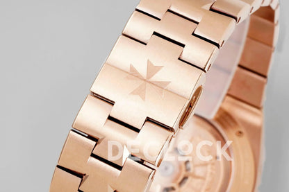 Replica Vacheron Constantin Overseas Perpetual Calendar Rose Gold on Blue Dial - Replica Watches